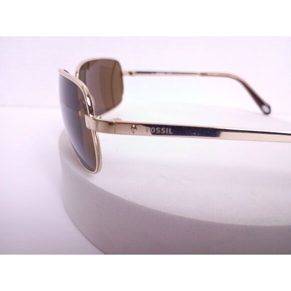 Fossil FOS3025/S 62-16-130 03YG Light Gold / Dark Brown Lens Sunglasses - Picture 7 of 16